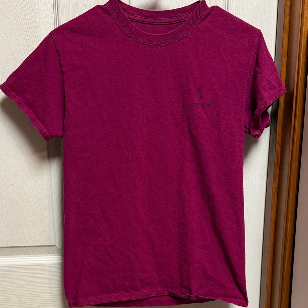 Browning Women’s Burgundy Short Sleeve Tee